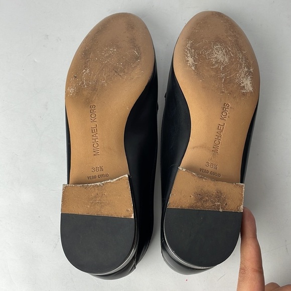 Michael Kors Collection Wren Black Leather Loafers - Picture 10 of 11